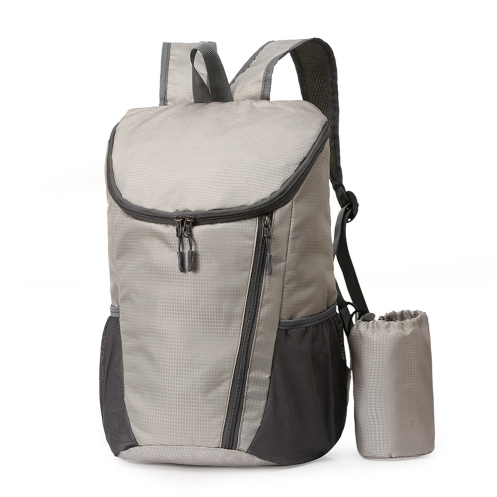 Camping Essentials Hiking Backpack Bag 35L Outdoor Sports Backpack Waterproof Portable Folding Bag Comfortable Rucksack Gray